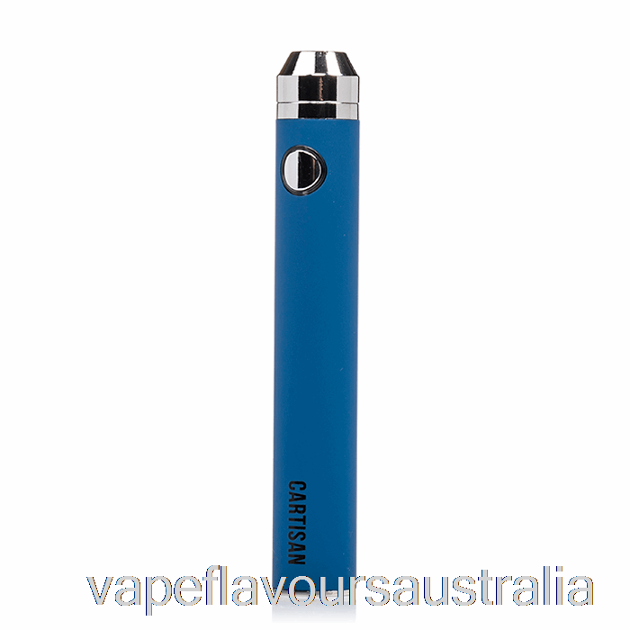 Vape Australia Cartisan Button VV 1300 510 Battery Blue